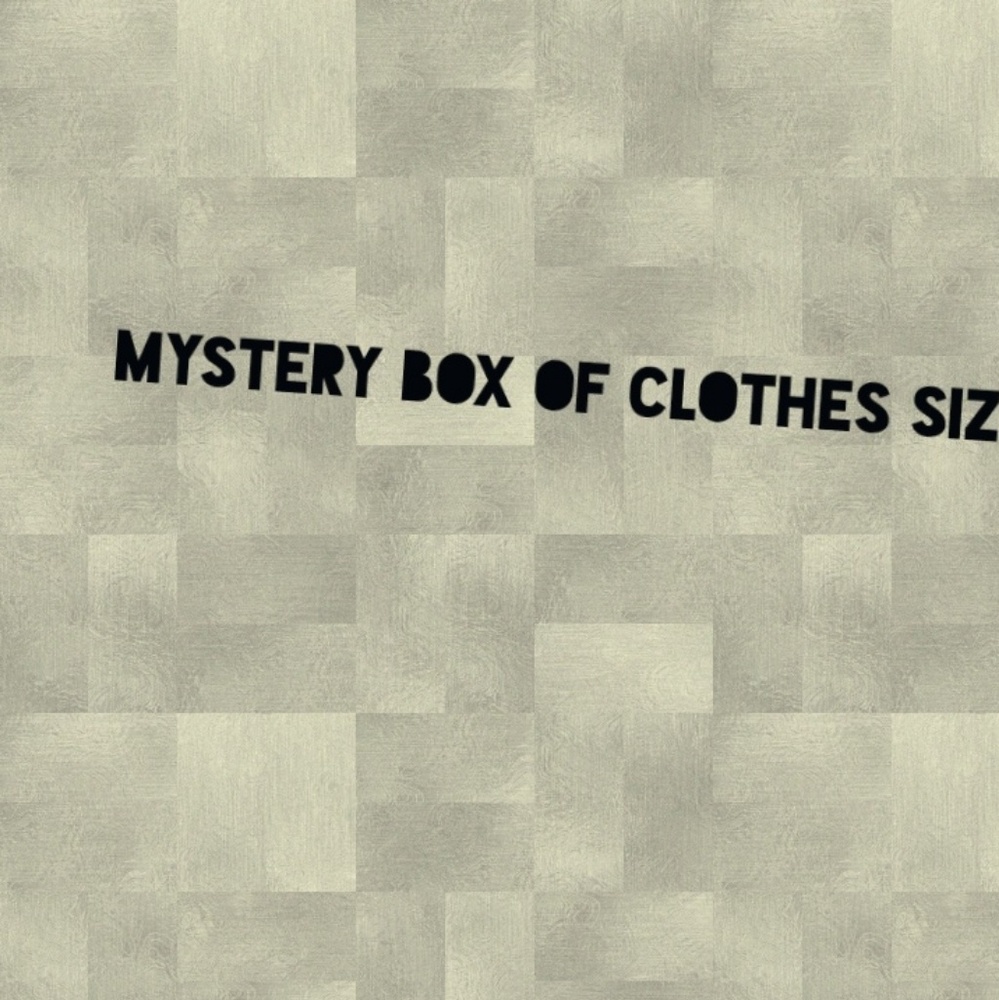 Mystery boxes of clothes